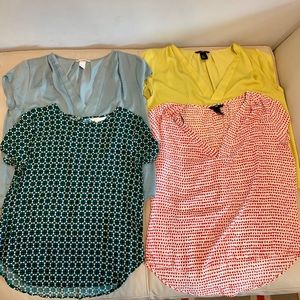 Lot of 4 H&M, VGUC tops size 6-8